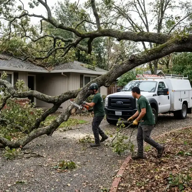 Houston emergency tree service